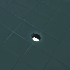 TAVOLO DA GIARDINO VERDE ESTERNO RESISTENTE 101X68XH72CM CON FORO OMBRELLONE 023738