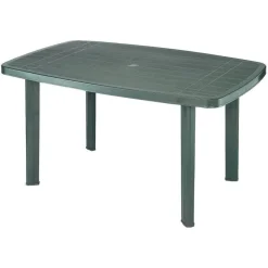 TAVOLO FARO VERDE DESIGN OVALE IN POLIPROPILENE RESISTENTE 137 X 85 X 72 CM 020361