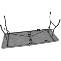 TAVOLO PIEGHEVOLE PORTATILE RETTANGOLARE 180CM MULTIUSO CAMPEGGIO EVENTI 4-6 PERSONE