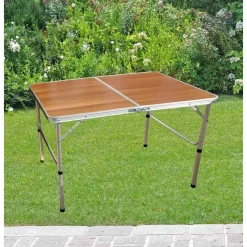 TAVOLO PIEGHEVOLE RICHIUDIBILE TAVOLINO DA ESTERNO 96 X 60 CM CAMPEGGIO BARBECUE