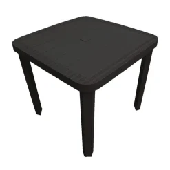 TAVOLO QUADRATO DA GIARDINO 80X80X73HCM IN PLASTICA ARREDO SPAZIO ESTERNO 235420