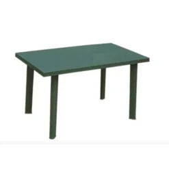 TAVOLO RETTANGOLARE DA GIARDINO ESTERNO VELO VERDE 126X76X72CM RESISTENTE 023447