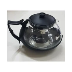 TEIERA IN VETRO TISANIERA TISANA CON FILTRO STANTUFFO REMOVIBILE 750ML X INFUSI