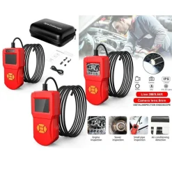 TELECAMERA CON MONITOR ENDOSCOPICA 3MT 8MM FLESSIBILE LCD 2.4" IP67