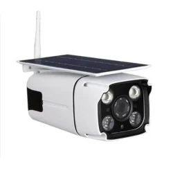 TELECAMERA CON PANNELLO SOLARE WIFI DA ESTERNO IP67 2.0MP SENSORE PIR 202 HAD