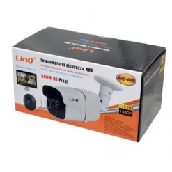 TELECAMERA DI SICUREZZA PER DVR AHD VISIONE NOTTURNA 3.6MM 400W 1440P AHD-4009