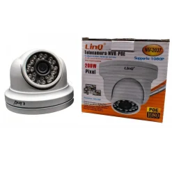 TELECAMERA DI SICUREZZA SOFFITTO POE 2MPX AHD-2037 12LED 24 INFRAROSSI 200W IP66