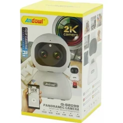 TELECAMERA DI SORVEGLIANZA INTELLIGENTE IP WIFI 2K HD 8 LED A INFRAROSSI Q-S2099