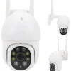 TELECAMERA DI SORVEGLIANZA DI SICUREZZA INTELLIGENTE DI RETE HD WIFI 5.0MP Q-S66