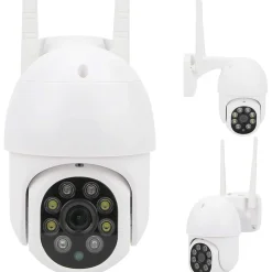 TELECAMERA DI SORVEGLIANZA DI SICUREZZA INTELLIGENTE DI RETE HD WIFI 5.0MP Q-S66