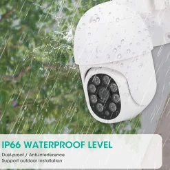 TELECAMERA DI SORVEGLIANZA DI SICUREZZA INTELLIGENTE DI RETE HD WIFI 5.0MP Q-S66