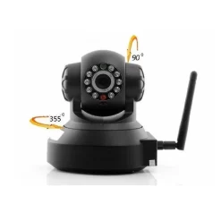 TELECAMERA DI SORVEGLIANZA IP CAM HD 720P WIRELESS LED IR LAN MOTORIZZATA WIFI