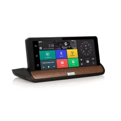 TELECAMERA DVR PER AUTO CAMPER 7'' LCD GPS NAVIGATORE 2 TELECAMERE FM BLUETOOTH