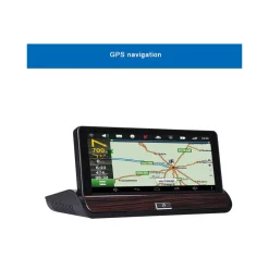 TELECAMERA DVR PER AUTO CAMPER 7'' LCD GPS NAVIGATORE 2 TELECAMERE FM BLUETOOTH