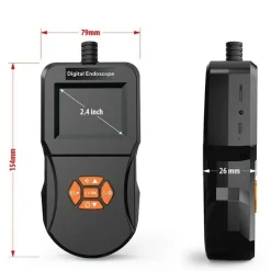TELECAMERA ENDOSCOPICA CON MONITOR LCD 6 LED SONDA 5 MT FOTO VIDEO SD 90358