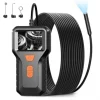TELECAMERA ENDOSCOPICA ISPEZIONE CAVO 5MT IMMAGINE 1080P BATTERIA 2600MAH 8 LED