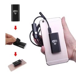 TELECAMERA ENDOSCOPICA PER ISPEZIONE WIFI PER SMARTPHONE 6 LED MT IP67