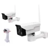 TELECAMERA ESTERNA IP CAMERA HD 1080P WIRELESS LED IR LAN MICRO SD ROBOTIZZATA