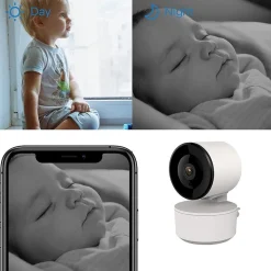 TELECAMERA FHD 1080P WIFI SMART MOTORIZZATA 3.6MM SENSORE MOVIMENTO ALEXA GOOGLE