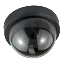 TELECAMERA FINTA CON LED LAMPEGGIANTE DOME CAMERA VIDEOSORVEGLIANZA SOFFITTO