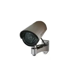 TELECAMERA FINTA DOME DUMMY CON LED IR LAMPEGGIANTE CAMERA VIDEOSORVEGLIANZA