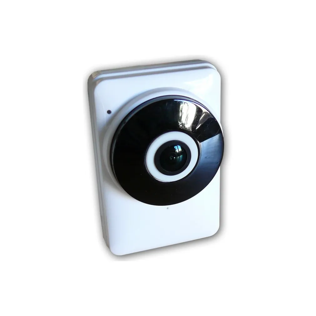 TELECAMERA IP CAM 1 MPX 720P WIRELESS WIFI REGISTRA MICRO SD WIDE EYE 180 GRADI