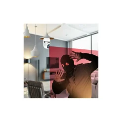 TELECAMERA IP CAM LAMPADINA DA INTERNO 360° WIFI E27 VIDEOSORVEGLIANZA JT8177
