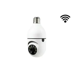 TELECAMERA IP CAM LAMPADINA DA INTERNO 360° WIFI E27 VIDEOSORVEGLIANZA JT8177