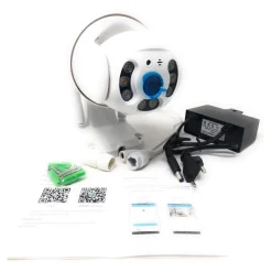 TELECAMERA IP CAMERA FULL HD 1080P WIRELESS MOTORIZZATA WIFI INTERNET DA ESTERNO