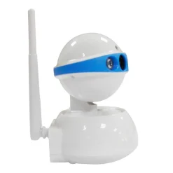 TELECAMERA IP CAMERA HD 720P WIRELESS 2 LED IR LAN MOTORIZZATA WIFI RETE RJ45