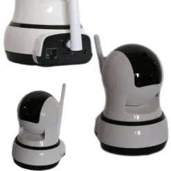 TELECAMERA IP MOTORIZZATA WIRELESS LED IR HD 720P WIFI RETE LAN ONVIF