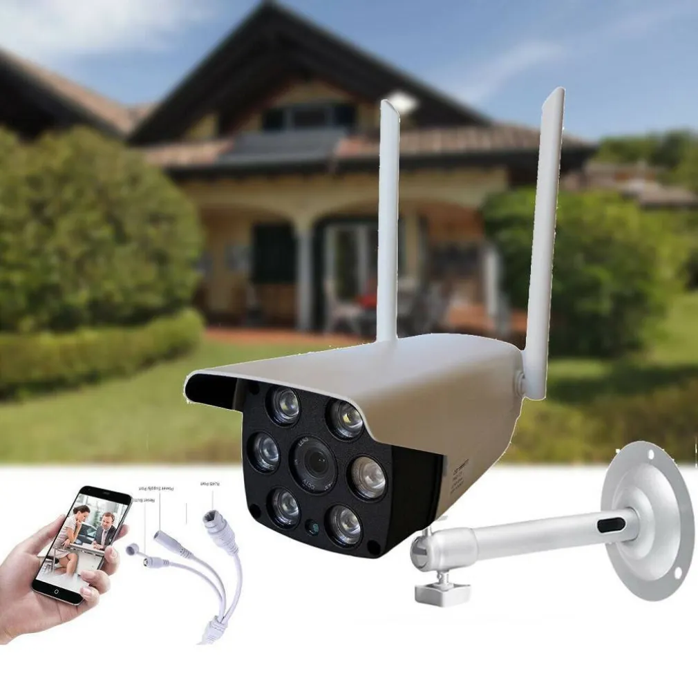 TELECAMERA IP P2P CAMERA WIRELESS 6 LED INFRAROSSI 4MM 3MPX VOICE TF JS926RP