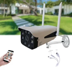 TELECAMERA IP P2P CAMERA WIRELESS 8 LED INFRAROSSI 4MM 3MPX VOICE TF JS968RP