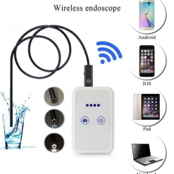 TELECAMERA 9MM 2MT HD 720P 6 LED WIFI ENDOSCOPICA WATERPROOF ANDROID IOS WINDOWS