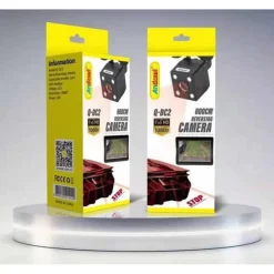 TELECAMERA PER RETROMARCIA PER AUTO Q-DC2 VISIONE NOTTURNA A 170° IMPERMEABILE