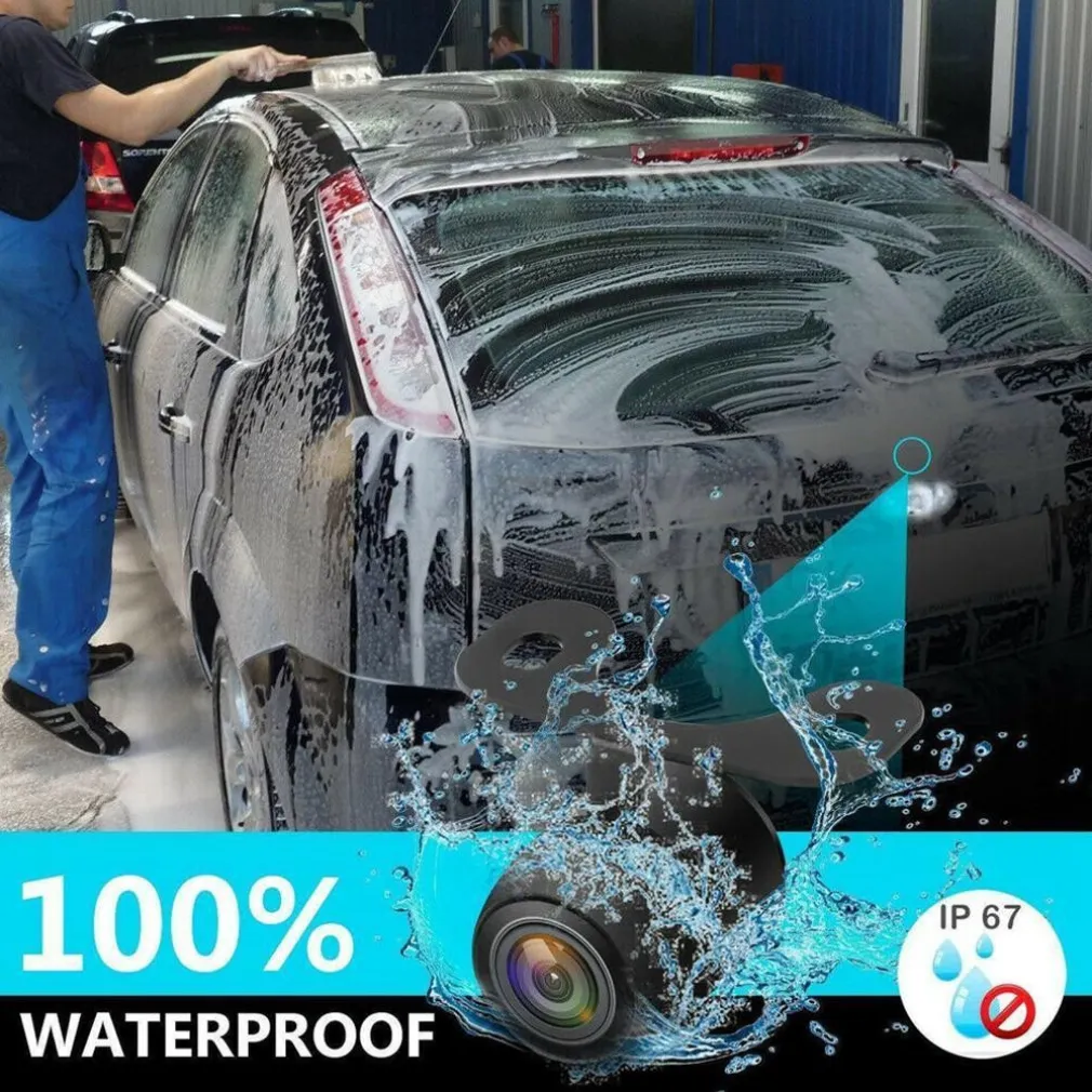 TELECAMERA PER RETROMARCIA AUTO 600CM 1080P HD VISIONE NOTTURNA INFRAROSSI Q-DC3