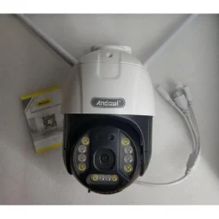 TELECAMERA PTZ PANORAMICA SMART IP 1080P Q-S902 WIFI 2K HD SORVEGLIANZA SICUREZZA