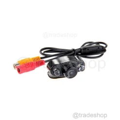 TELECAMERA RETROMARCIA AUTO CAMPER FURGONE 2 LED SMD STAFFATA RETROCAMERA