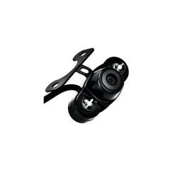 TELECAMERA RETROMARCIA AUTO CAMPER FURGONE 2 LED SMD STAFFATA RETROCAMERA