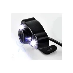 TELECAMERA RETROMARCIA AUTO CAMPER FURGONE 2 LED SMD STAFFATA RETROCAMERA
