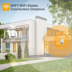 TELECAMERA WIFI ESTERNA SENZA FILI 5MP PTZ IP DOME SORVEGLIANZA 5 X ZOOM OTTICO