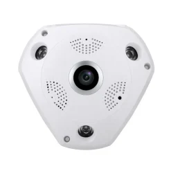 TELECAMERA WIFI PANORAMICA IP GRANDANGOLO 360° VRCAM FISHEYE 4 TELECAMERE IN 1
