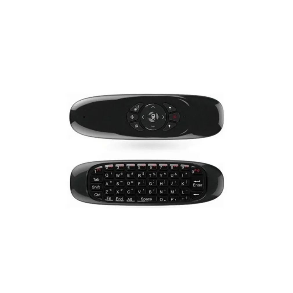 TELECOMANDO AIR MOUSE C-120 WIRELESS 2,4 GHZ MINI TASTIERA MOVIMENTO ANDROID PC