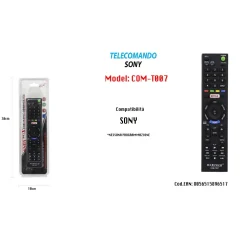 TELECOMANDO COMPATIBILE CON SONY LCD LED NESSUNA PRAGRAMMAZIONE SERIETV COM-T007