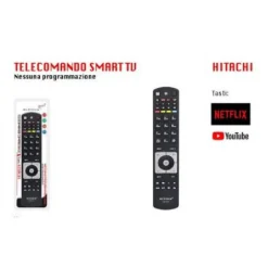 TELECOMANDO COMPATIBILE HITACHI SENZA PROGRAMMAZIONE LCD LED PLASMA COM-T014