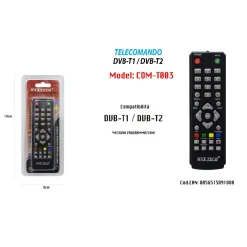 TELECOMANDO PER DECODER DVB-T1 / DVB-T2 COMPATIBILI SOLO CON DISPOSITIVI MAXTECH
