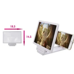 TELEFONO Cellulare Schermo 3D AMPLIFICATORE LENTE D'INGRANDIMENTO SUPPORTO