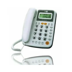 TELEFONO FISSO 5004 TASTI GRANDI SCHERMO ILLUMINATO 50 NUMERI MEMORIA VIVAVOCE