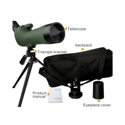 TELESCOPIO CANNOCCHIALE 20x 40x 60x CON BORSA ZOOM ALTA DEFINIZIONE OBIETTIVO