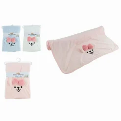 TELO BAGNO ASCIUGAMANO 70X140 CM DA DOCCIA IN TESSUTO CAGNOLINA CON FIOCCO 10742